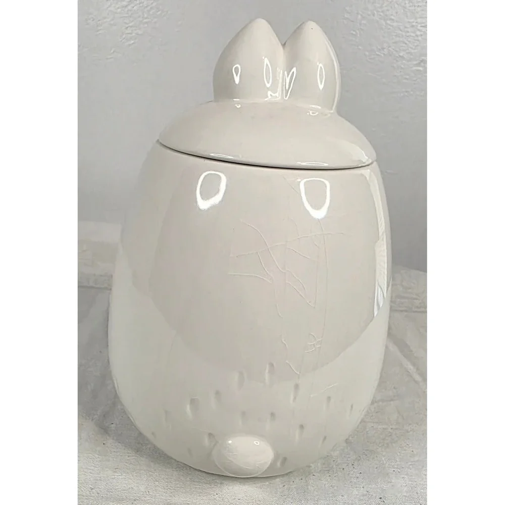 Nimble Nest by Magenta Ceramic Bunny Rabbit Cookie Jar Canister Decor 8.5in